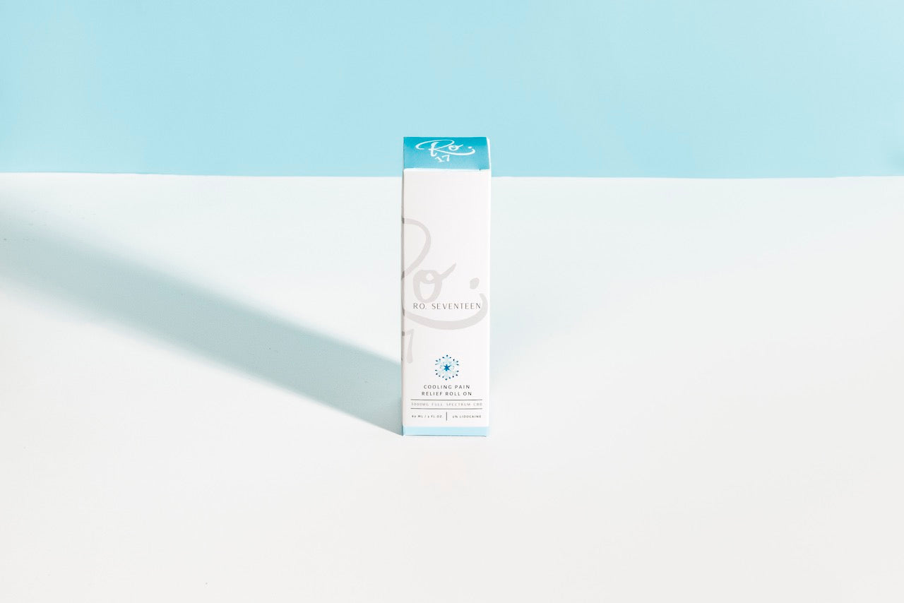 natural hemp cooling roll-on applicator