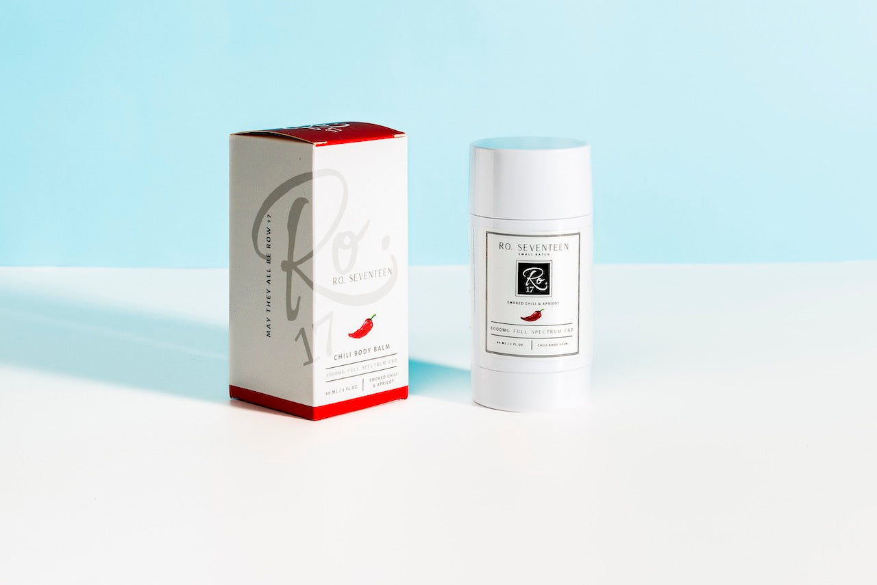 small batch chili hemp balm