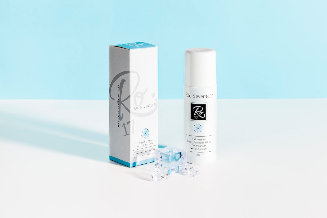 Ro. Seventeen Cooling Hemp Roll-On bottle