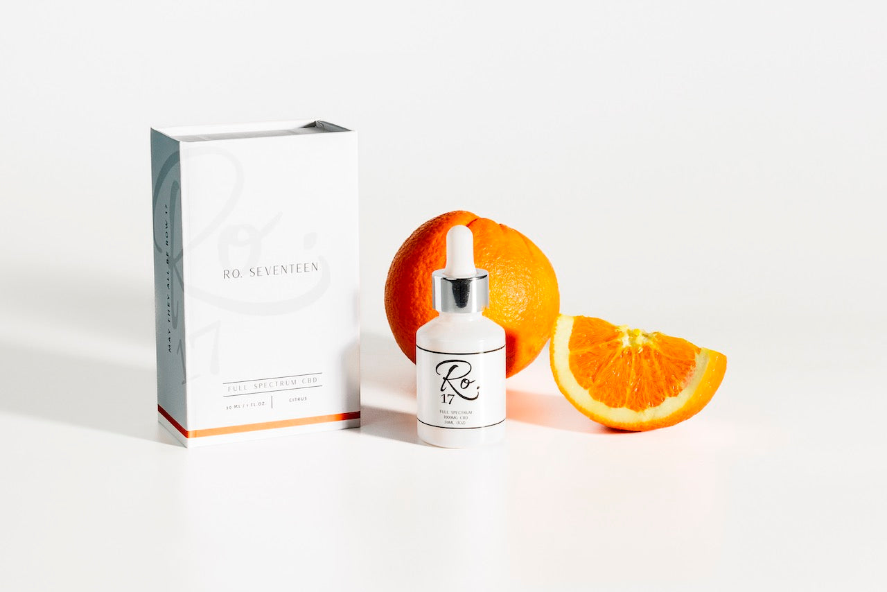 small batch citrus hemp tincture