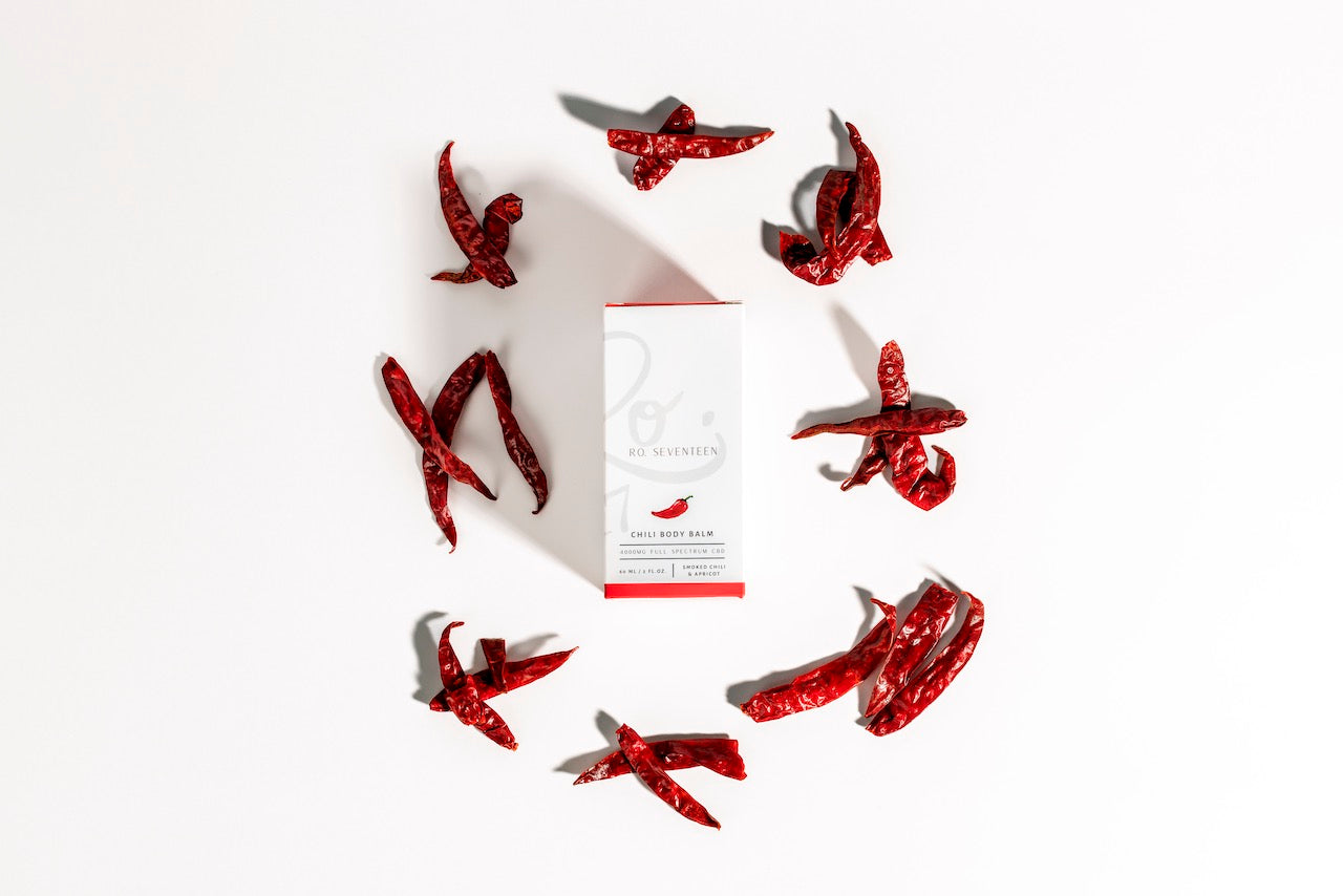 small batch chili hemp balm