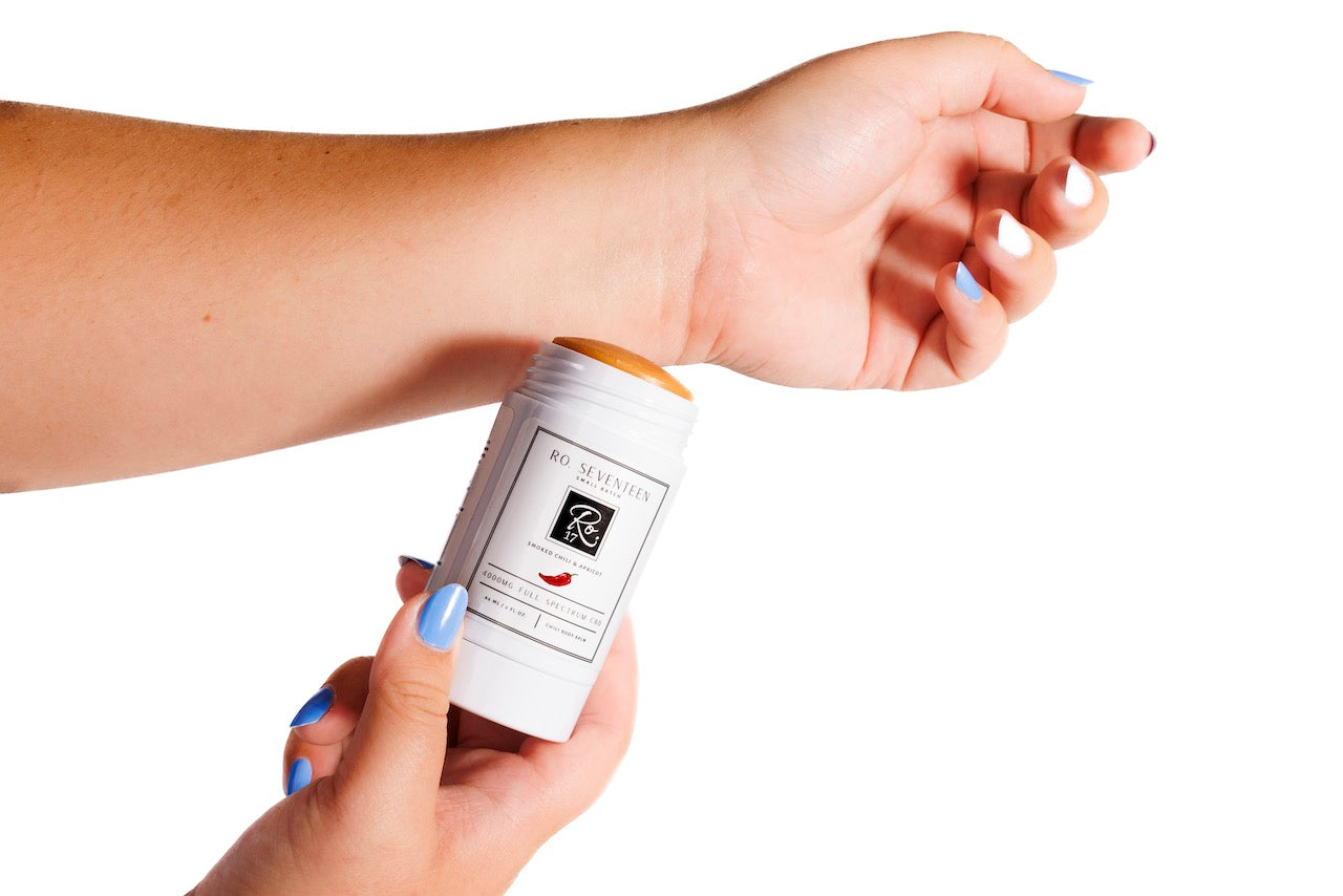 small batch chili hemp balm