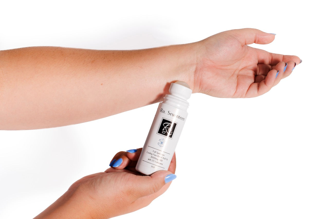 Ro. Seventeen Cooling Hemp Roll-On bottle